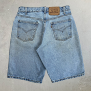 J- Vintage Levi's 550 Orange Tab Denim Jorts - W32