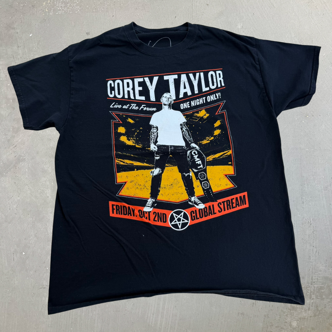 J- '20 Corey Taylor Live At The Forum Graphic Tee - L