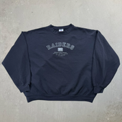 J- Vintage Oakland Raiders NFL Text & Logo Crewneck - XL