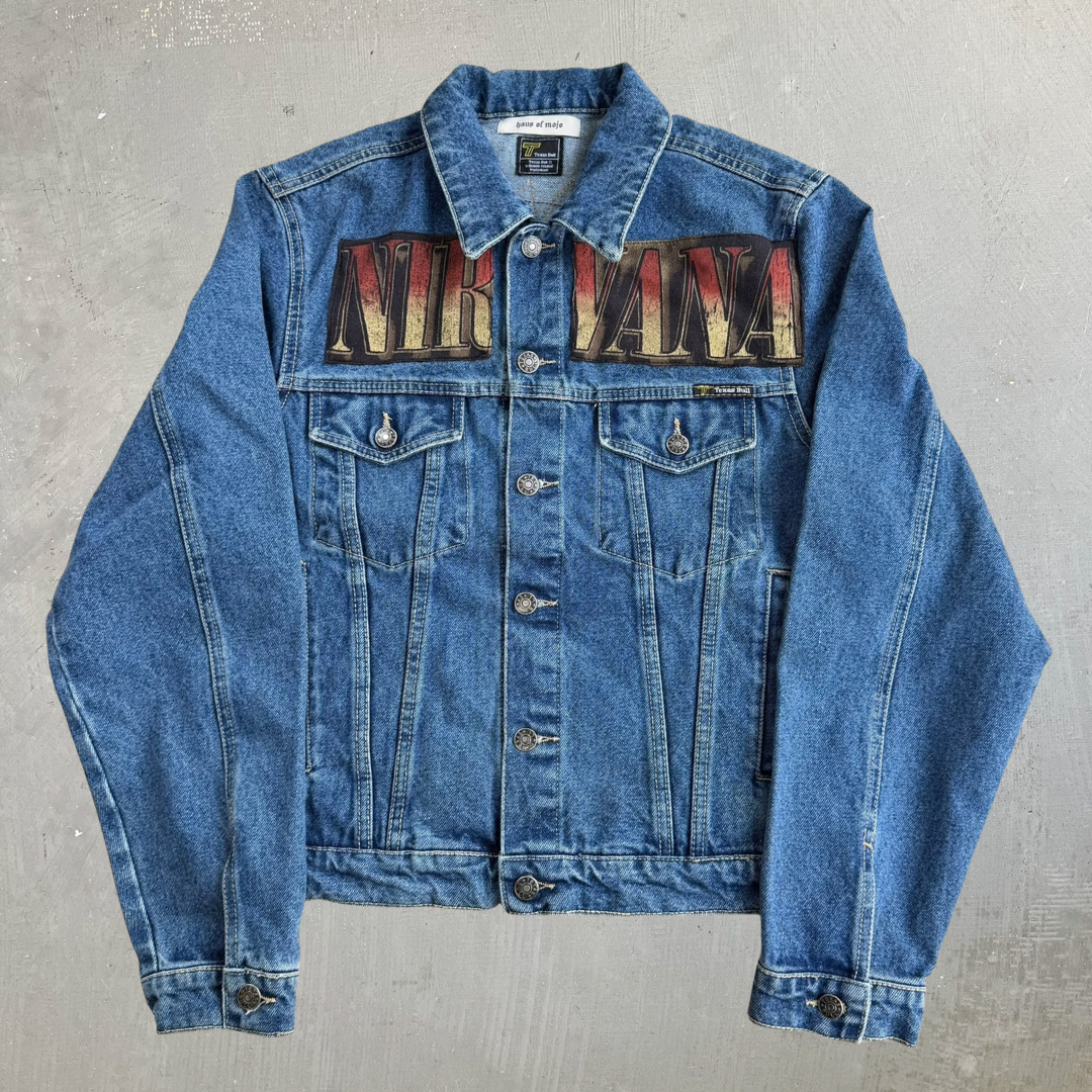 HOM Nirvana Come As You Are Reworked Denim Jacket - M