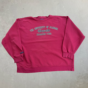 J- Vintage Jansport University Of Alabama Crimson Tide Text Crewneck - XL