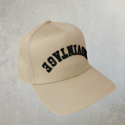 HGV Reverse Logo Tan 5 Panel Snapback Hat