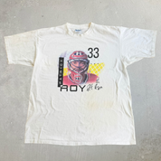 J- Vintage Patrick Roy Picture Patrick Roy Foundation Graphic Tee - XL
