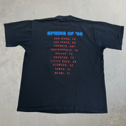 J- Vintage '95 Billy Joel & Elton John Concert Picture Made In USA Single Stitch Tee - XL