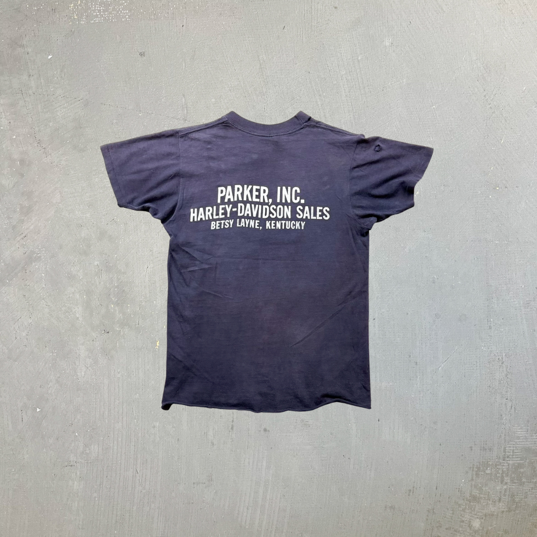 F- Vintage '78 Harley Davidson Kentucky Graphic Made In USA Single Stitch Tee