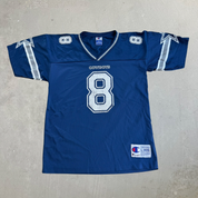 J- Vintage Dallas Cowboys NFL Troy Aikman Champion Jersey - Youth L (14-16)