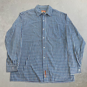 J- Vintage Y2K Jnco Flamehead Plaid Flannel Shirt - XL