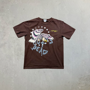 F- Vintage Ed Hardy Not Dead Eagle & Text Graphic Tee