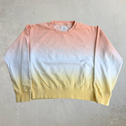 J- Billabong Embroidered Text Logo Tri Color Crewneck - M