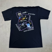 J- Vintage '94 The Beatles Graphic Backstage Pass Tag Single Stitch Tee - M