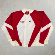 J- Vintage Nike Canadian Young Nationals Zip Up Lightweight Jacket - XL