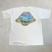 J- Vintage Maui & Sons Logo & Graphic Made In USA Single Stitch Tee - L