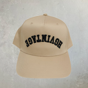 HGV Reverse Logo Tan 5 Panel Snapback Hat