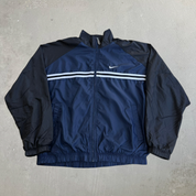 J- Vintage 90s Nike Embroidered Swoosh Zip Up Lightweight Jacket - L