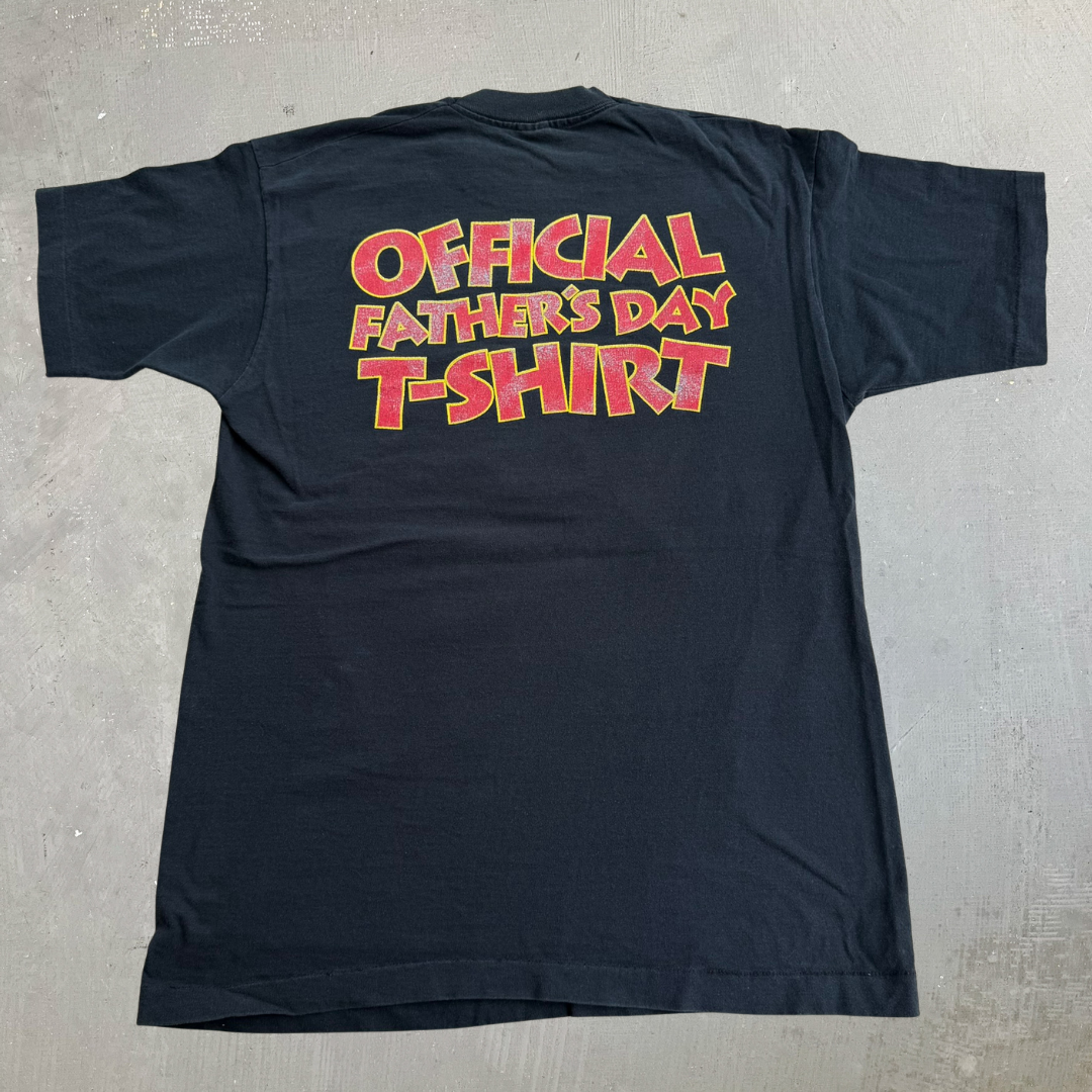 J- Vintage Looney Tunes '94 Tazmanian Devil BBQ Graphic Made In USA Single Stitch Tee - L