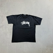 F- Vintage Stussy Logo Text Graphic Tee