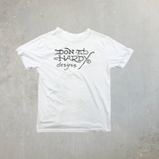 F- Vintage Don Ed Hardy Tiger & Text Graphic Tee