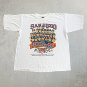 J- Vintage '98 San Diego Padres MLB League Champs Cartoon Tee - XL