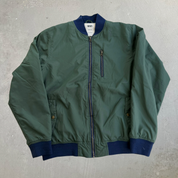 J- Vans Zip Up Nylon Bomber Jacket - M