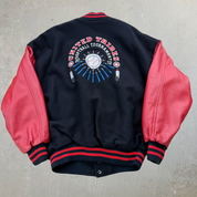 F- Vintage '02 United Tribes Softball Tournament Champions Varsity Jacket - XL