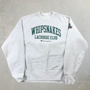 J- Vintage Champion Reverse Weave Whipsnakes Lacrosse Club Crewneck - M