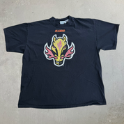 J- Vintage Calgary Flames NHL CCM Blasty Logo Graphic Tee - XL
