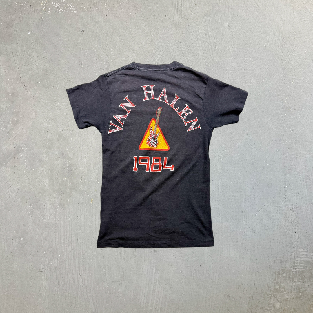 F- Vintage '84 Van Halen 1984 Graphic Made In USA Single Stitch Tee