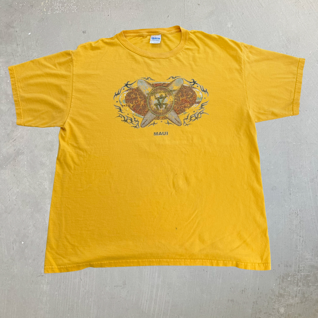 J- Vintage Maui & Sons Logo & Graphic Tee - L