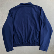 Vintage 90s Polo RL Embroidered Logo Navy Harrington Lightweight Jacket - XL