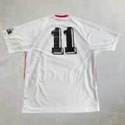 J- Vintage Umbro Scarlet Fever Made In Canada Soccer Jersey - S