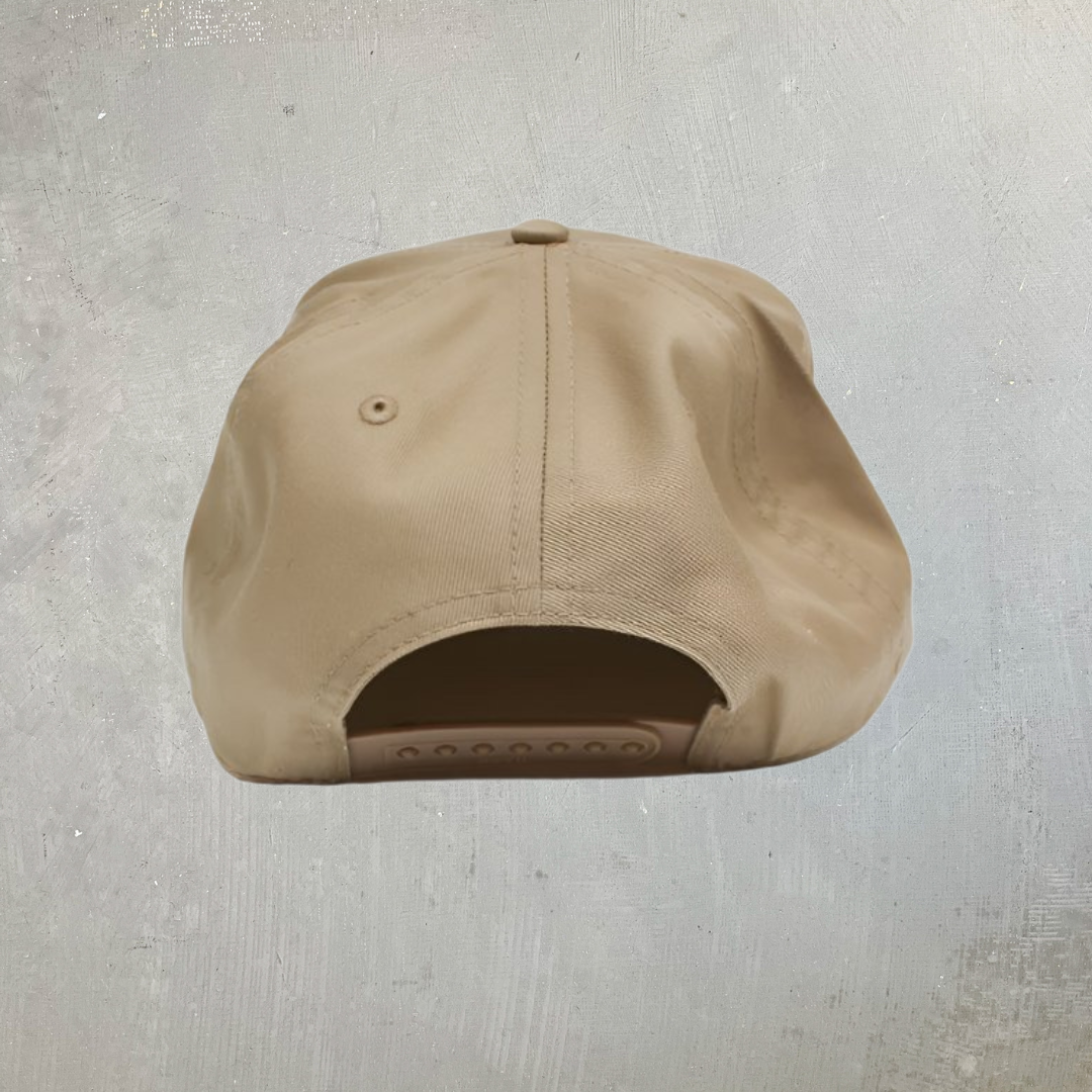 HGV Reverse Logo Tan 5 Panel Snapback Hat