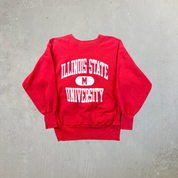 F- Vintage 90s Champion Reverse Weave Illinois State University Made In USA Crewneck