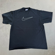 J- Vintage Nike Center Swoosh Graphic Tee - L