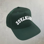 HGV Reverse Logo Green 5 Panel Snapback Hat