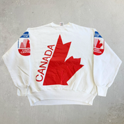 J- Vintage Canada Cub September Summit Members Only Graphic Crewneck - XL
