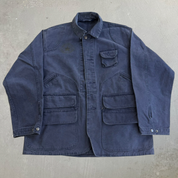 J- Vintage 90s Polo RL Heavy Canvas Utility Jacket - L (fits XL)