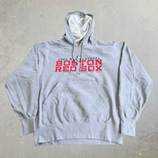 J- Vintage '04 Boston Red Sox MLB Playoffs Graphic Text Hoodie - XL