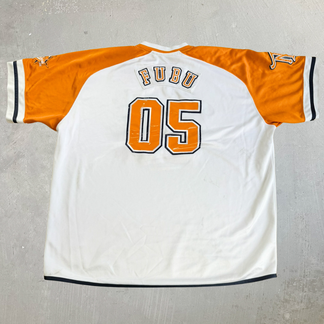 J- Vintage Fubu City Series Tennessee Embroidered Text Football Jersey - 3XL