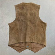 J- Vintage Levi's Orange Tab Suede Western Vest - M