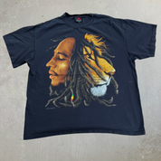 J- Vintage '07 Zion Bob Marley & Lion Graphic Tee - XL