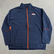 Vintage Denver Broncos NFL Embroidered Logo Lightweight Jacket - XL