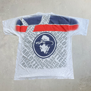 J- Vintage 90s Richard Petty Driving Experience All Over Print Made In USA Single Stitch Tee - L