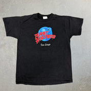 J- Vintage '91 Planet Hollywood San Diego Graphic Made In USA Single Stitch Tee - M