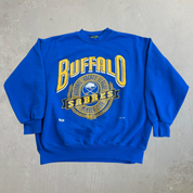 J- Vintage '94 Buffalo Sabres NHL Graphic Made In USA Crewneck - XL