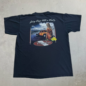 J- Vintage '99 Maui & Sons Woody's Driving Team Graphic Tee - L