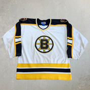 J- Vintage Boston Bruins NHL Starter Hockey Jersey - L