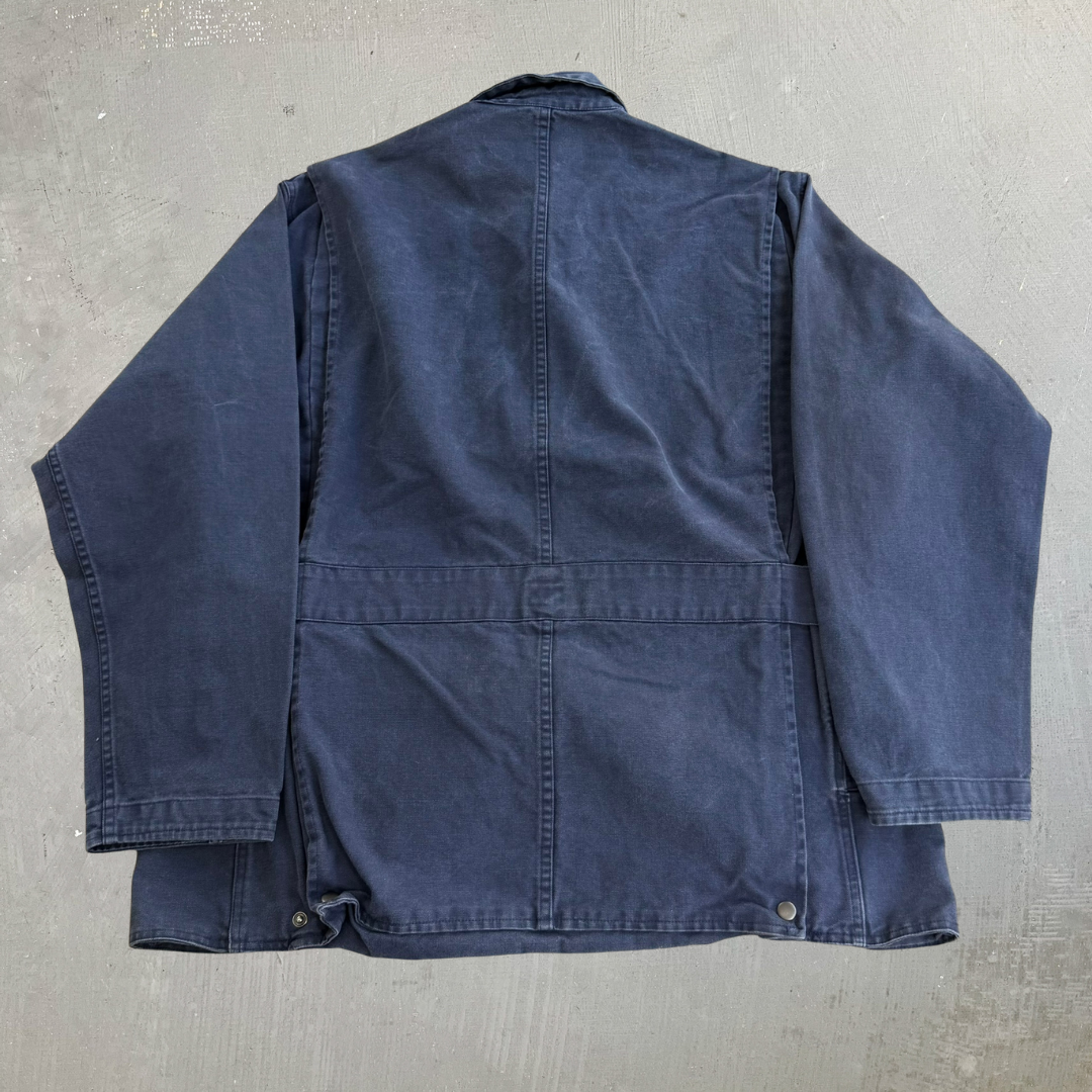J- Vintage 90s Polo RL Heavy Canvas Utility Jacket - L (fits XL)