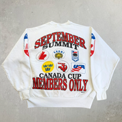 J- Vintage Canada Cub September Summit Members Only Graphic Crewneck - XL