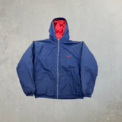 F- Vintage '90s Nike Embroidered Swoosh Zip Up Windbreaker