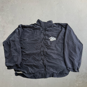 J- Vintage Fila Black Made In Italy Zip Up Windbreaker - XL
